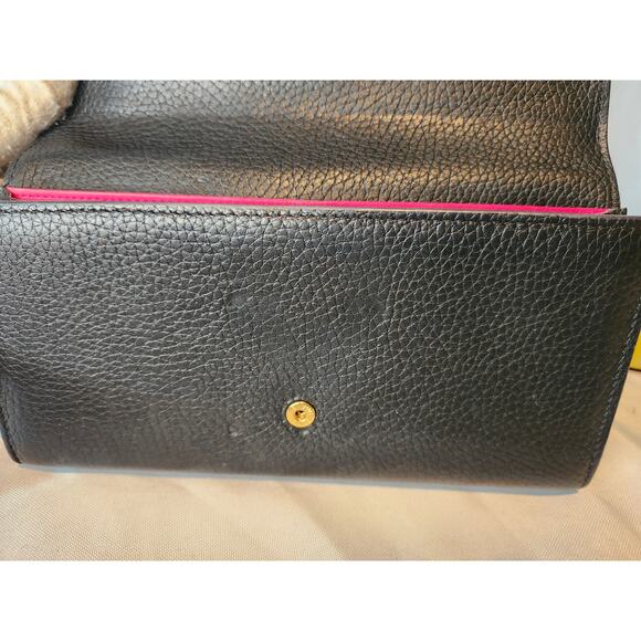 Louis Vuitton Capucines Taurillon Long Wallet Black Exterior Pink Interior LV - Picture 8 of 15